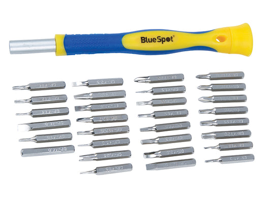 BlueSpot Tools Precision Driver Set, 31 Piece B/S12612