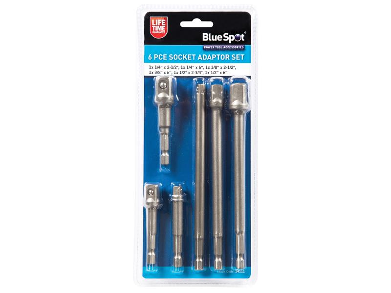 BlueSpot Tools Socket Adaptor Set, 6 Piece B/S14111