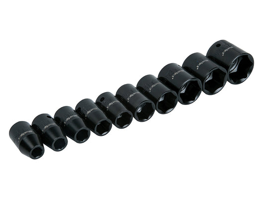 BlueSpot 1/2in Metric Impact Standard Socket Set 9 to 27mm 10 Piece B/S1537