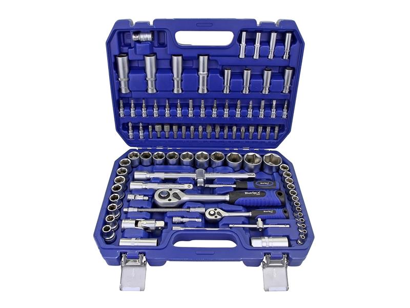 BlueSpot Metric Socket Set & Bit Set 1/2in & 1/4in 94 Piece Boxed B/S1579