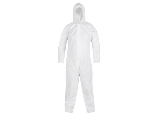 BlueSpot Disposable Coverall - XL 178-185cm Elasticated Hood B/S19774