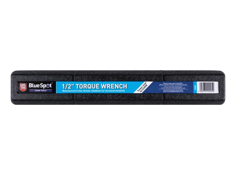 BlueSpot Tools Torque Wrench 1/2" Drive 40-210Nm With Storage Case B/S2005