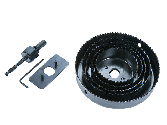 BlueSpot Tools Multi Holesaw Set, 8 Piece 64-127mm B/S20505