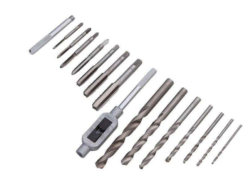 BlueSpot Tools Drill & Tap Set, 15 Piece B/S20512