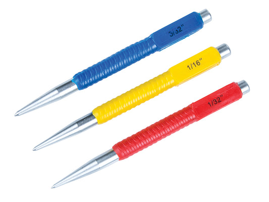 BlueSpot Tools Nail Punch Set, 3 Piece B/S22445
