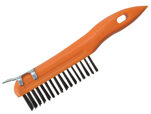 BlueSpot Tools Plastic Wire Brush & Scraper B/S22523