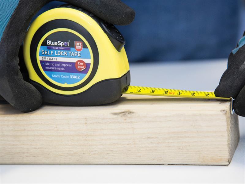 BlueSpot Tools Tape 5m (12 Piece Display) B/S33012