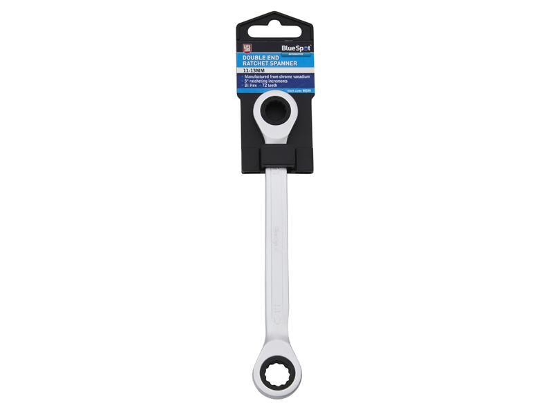 BlueSpot Tools Double End Ratchet Spanner (11-13mm) B/S5135