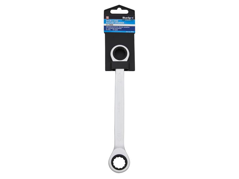 BlueSpot Tools Double End Ratchet Spanner (17-19mm) B/S5136