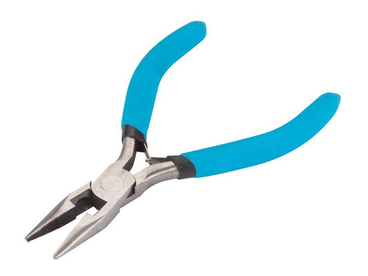 BlueSpot Tools Soft Grip Mini Long Nose Pliers Double Leaf Springs B/S8507
