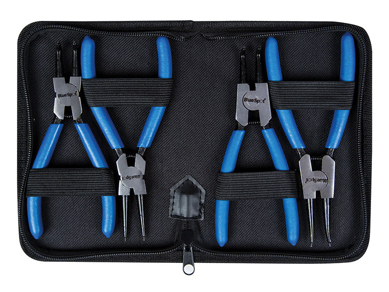 BlueSpot Tools Circlip Pliers Set, 4 Piece B/S8702