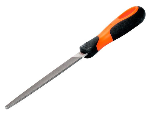 Bahco 1-110-08-2-2 ERGO™ Handled Tapered Edge Flat Second Cut File 200mm (8in) BAH11082H