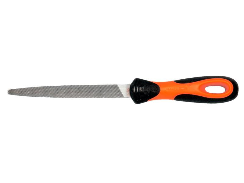 Bahco 1-110-08-2-2 ERGO™ Handled Tapered Edge Flat Second Cut File 200mm (8in) BAH11082H