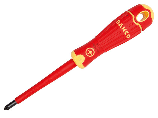 Bahco BAHCOFIT VDE Insulated Pozidriv Screwdriver PZ1 x 80mm BAH142001080