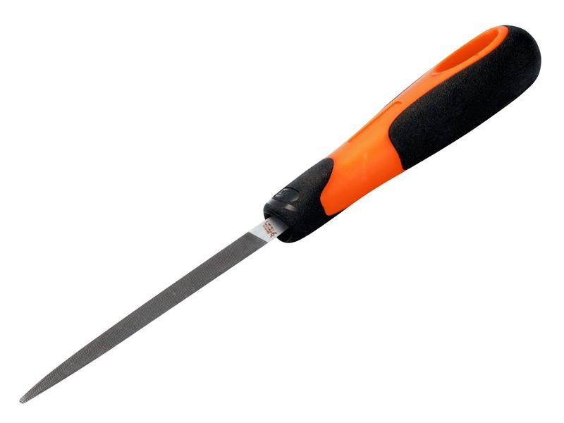 Bahco 1-170-08-2-2 ERGO™ Handled Three-Square Second Cut File 200mm (8in) BAH17082H