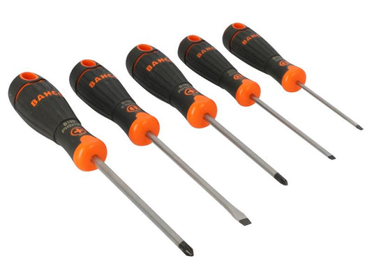 Bahco BAHCOFIT Screwdriver Set 5 Piece Slotted & Phillips B219.005