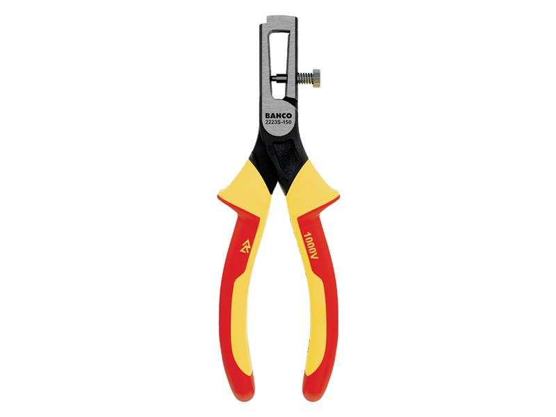 Bahco Insulated Wire Stripping Pliers 150mm 6in Capacity 0.5-5mm 2223S ERGO