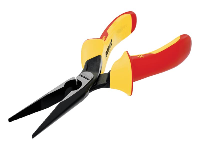 Bahco 2430S ERGO™ Insulated Long Nose Pliers 160mm (6.1/4in) BAH2430S160