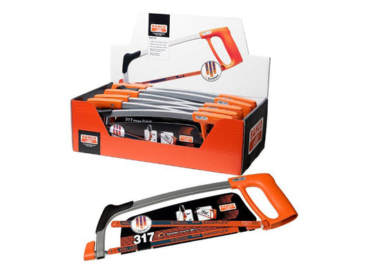 Bahco 317-10P-DISP-PROM Hacksaw Frame & Blade Display of 10 BAH31710PAV