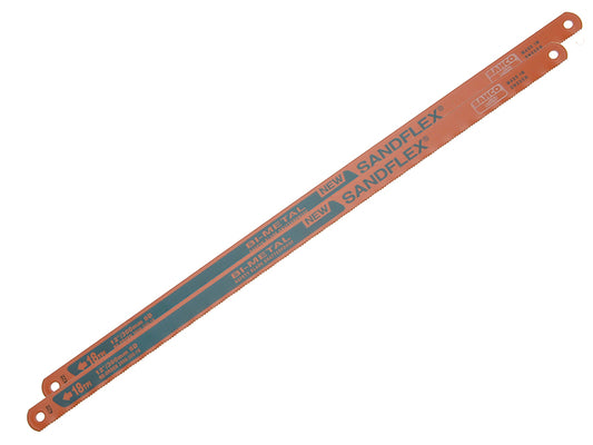 Bahco 3906 Sandflex® Hacksaw Blades 300mm (12in) x 18 TPI (Pack 2) BAH3906182P