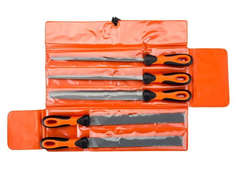 Bahco 250mm (10in) ERGO™ Engineering File Set, 5 Piece BAH47810