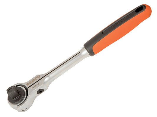 Bahco 1/2"D Swivel Head Ratchet 72 Teeth 5° Action Comfort Grip BAH812012