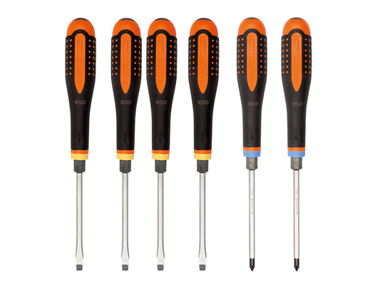 Bahco BE-9882TB ERGO™ Through Blade Screwdriver Set, 6 Piece BAH9882TB