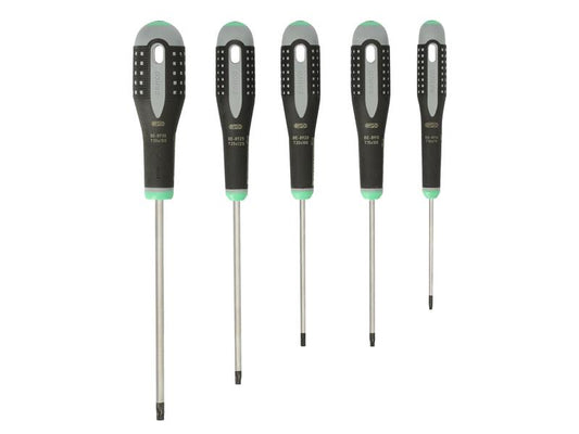 Bahco ERGO Torx Screwdriver Set 5 Piece Comfort Grip BE-9885