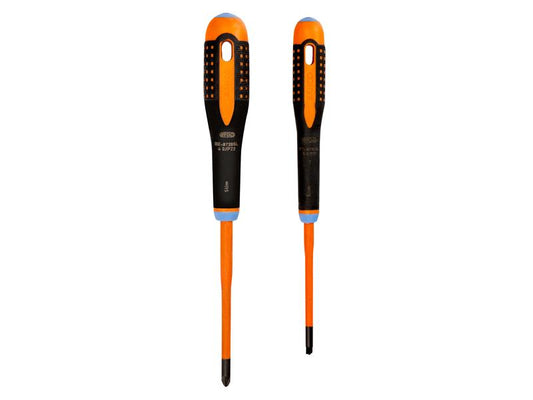 Bahco BE-9890SL ERGO™ Slim VDE Insulated Screwdriver Set, 2 Piece BAH9890SL