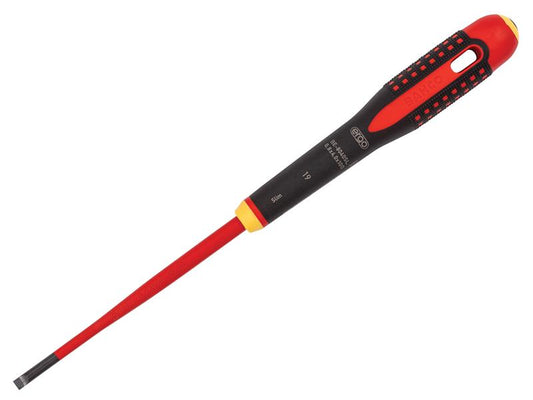 Bahco ERGO™ Slim VDE Insulated Slotted Screwdriver 5.5 x 125mm BAHBE8050SL