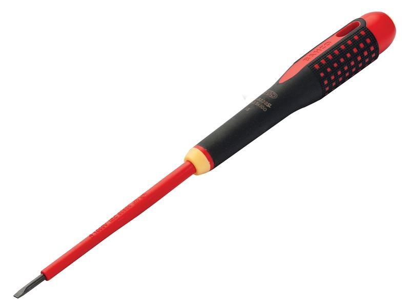 Bahco ERGO™ Slim VDE Insulated Slotted Screwdriver 3.5 x 100mm BAHBE8230SL
