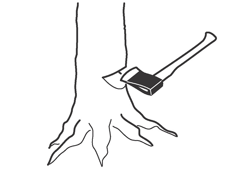 Bahco Felling Axe Ash Handle FGS 1.8-810 2.4kg BAHFGS18810