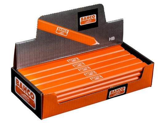 Bahco P-HB Grade Carpenter's Pencils (Box of 25) BAHPHB