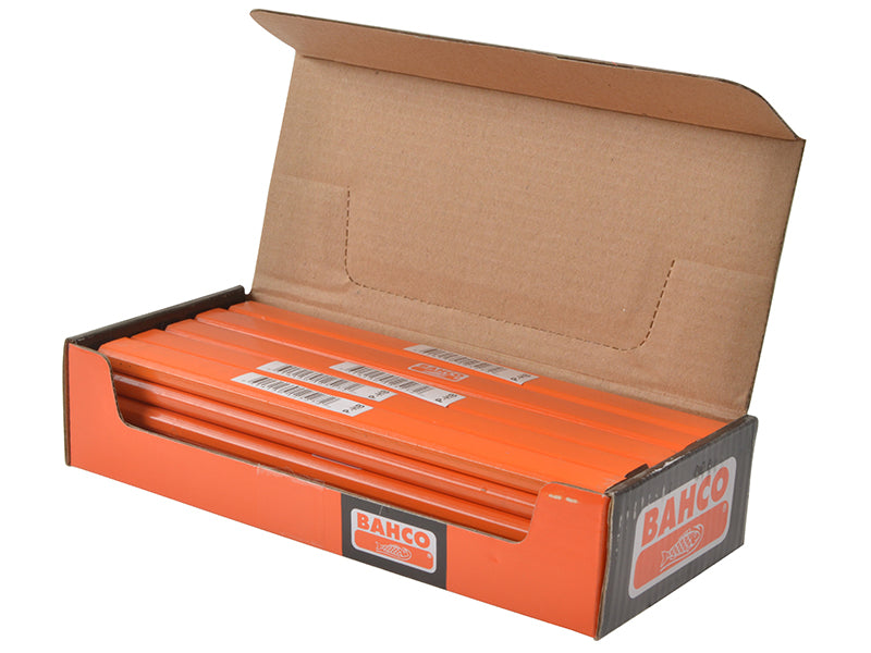 Bahco P-HB Grade Carpenter's Pencils (Box of 25) BAHPHB