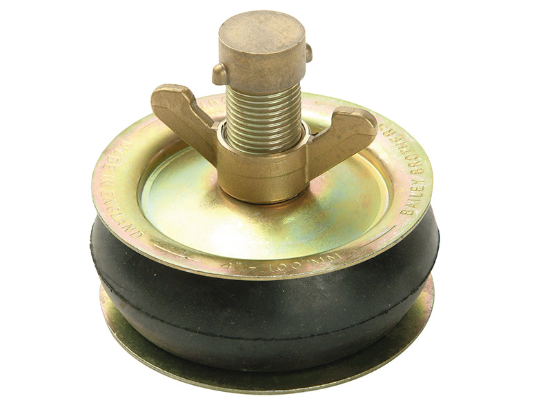 Bailey 2565 Drain Test Plug 200mm (8in) - Brass Cap BAI2565