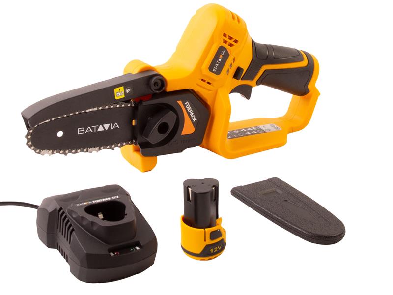 Batavia One Handed Chainsaw 12V Cutting Depth 118mm FIXXPACK