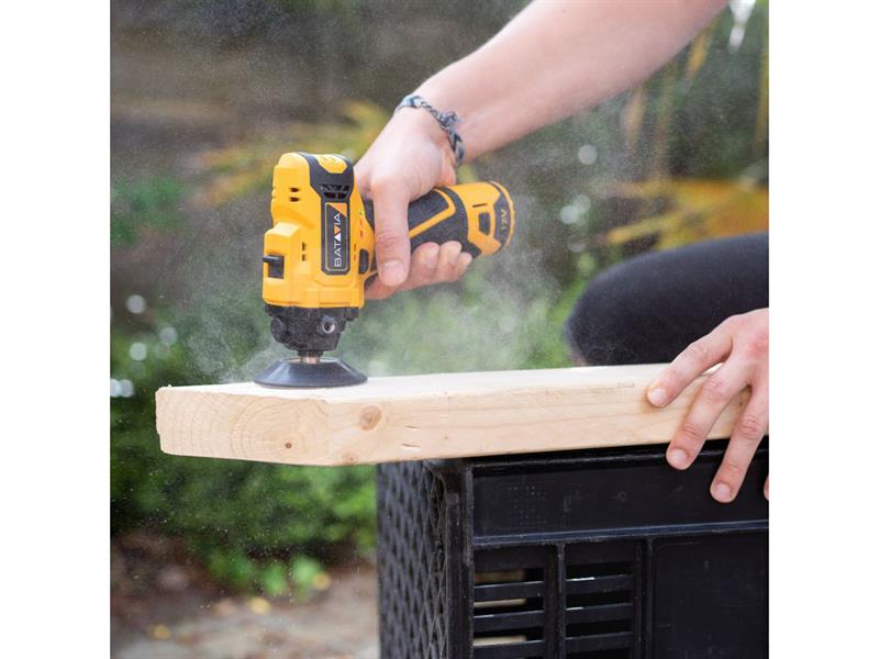 Batavia 12V Sander Polisher 150mm Bare Unit Eccentricity 8mm BAT7064670