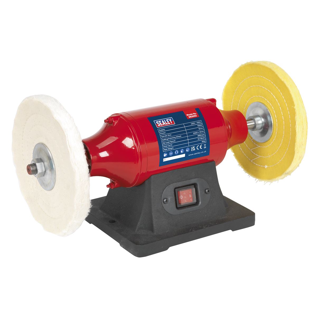 Sealey Bench Mounting Buffer/Polisher �200mm 550W/230V BB2002