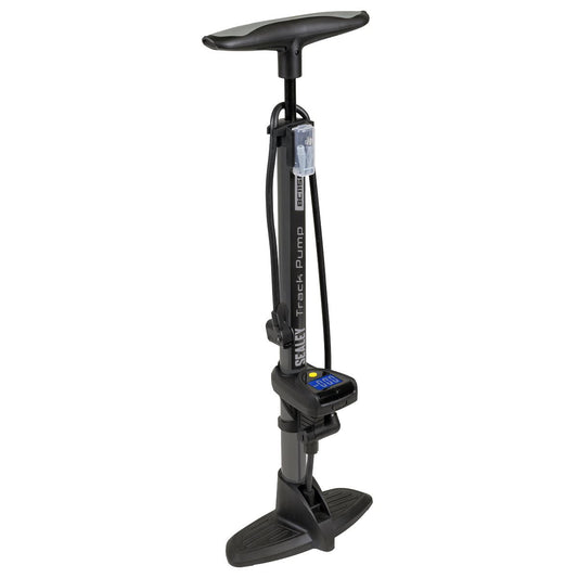 Sealey Track Air Pump with Digital Gauge Wide Base 120psi and 0-8bar BC115D