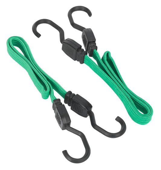 Sealey Flat Bungee Cord Set 2pc 610mm BCS16