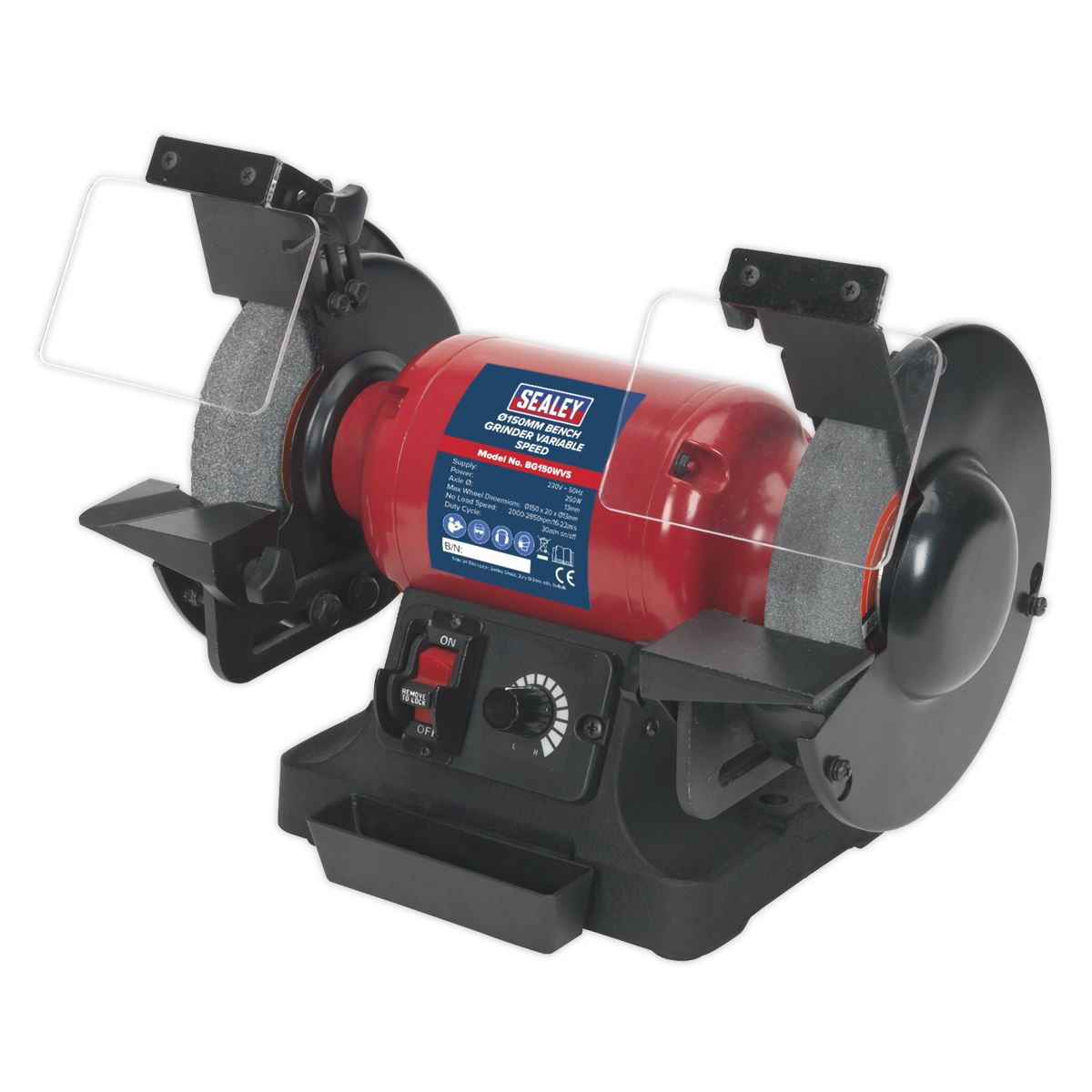 Sealey Bench Grinder �150mm Variable Speed BG150WVS