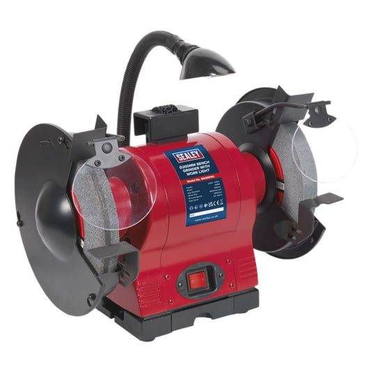 Sealey Bench Grinder �200mm with Worklight 550W/230V BG200WL
