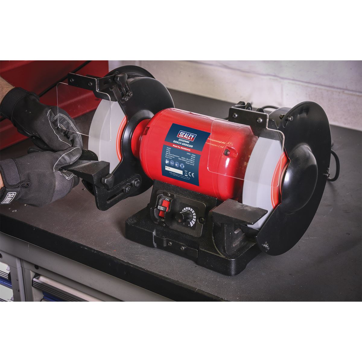 Sealey Bench Grinder �200mm Variable Speed BG200WVS