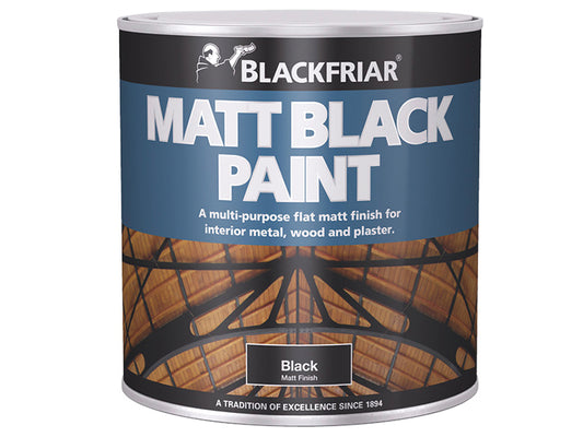 Blackfriar Matt Black Paint 125ml BKFMB125
