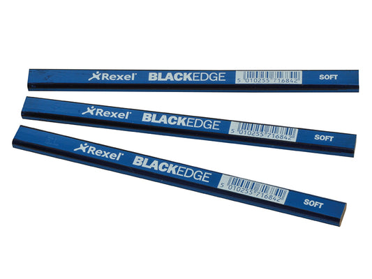 Blackedge Carpenter's Pencils - Blue / Soft (Card 12) BLAB