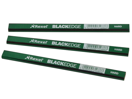 Blackedge Carpenter's Pencils - Green / Hard (Card 12) BLAG