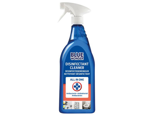 Blue Wonder Disinfectant Cleaner 750ml Toilet Bathroom Handles Tables BLW02551