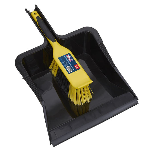 Sealey Bulldozer Yard Dustpan & Brush Set BM04HX