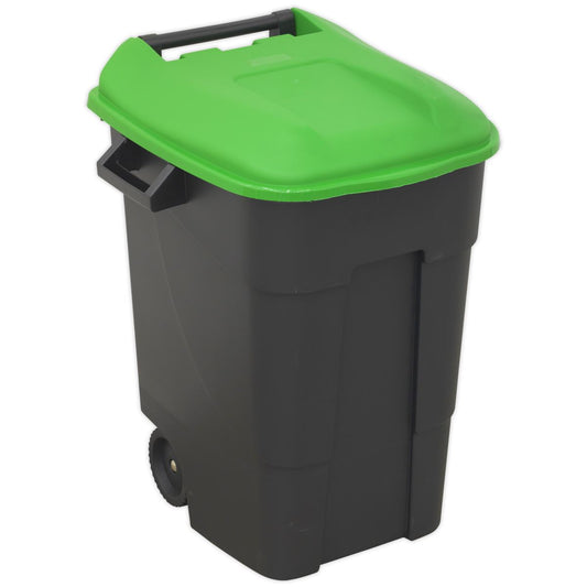 Sealey Refuse/Wheelie Bin 100L - Green BM100G