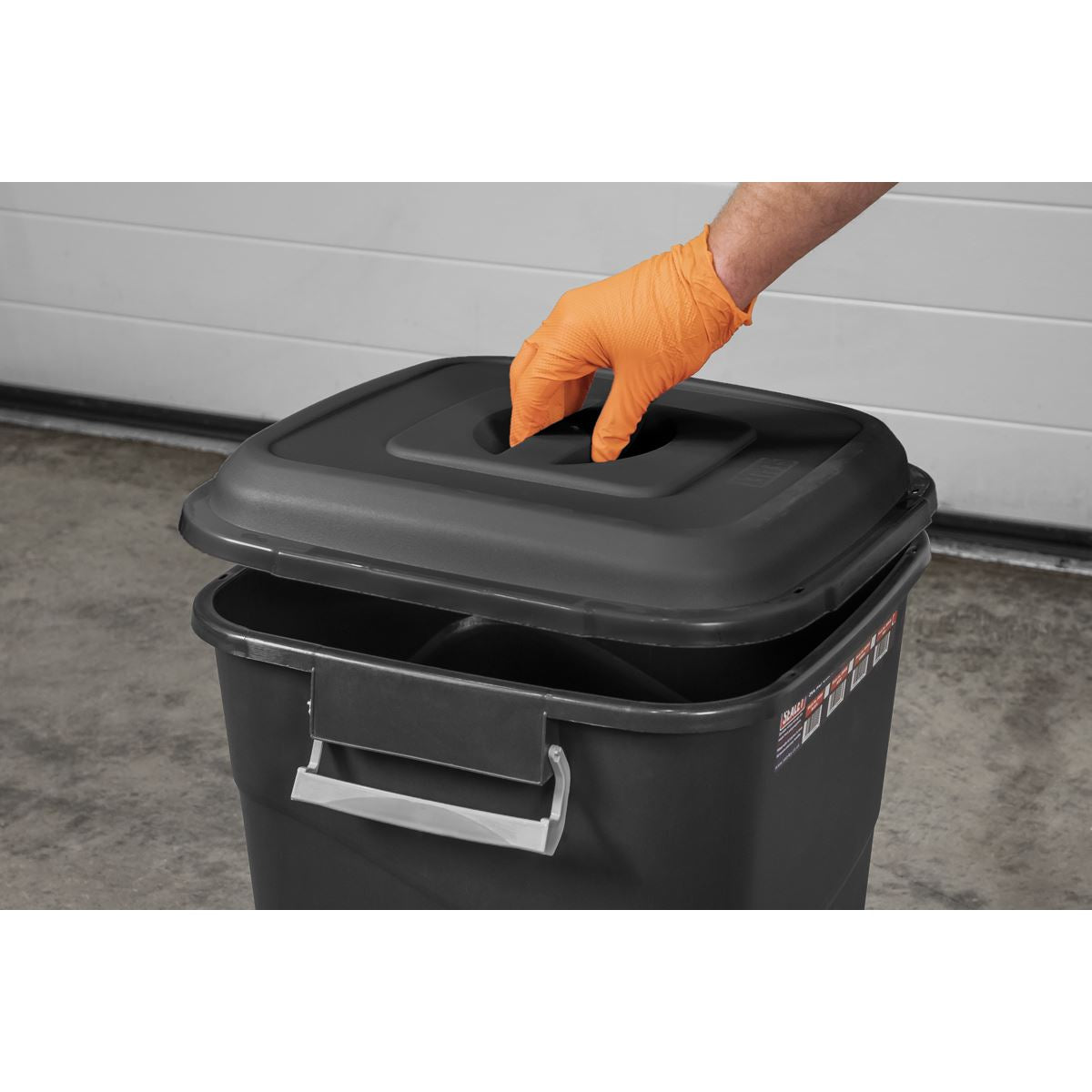 Sealey Refuse/Storage Bin 50L - Black BM50